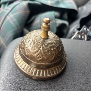 Vintage Brass Desk Bell